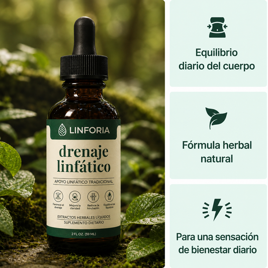 Linforia® — Gotero de Drenaje linfático